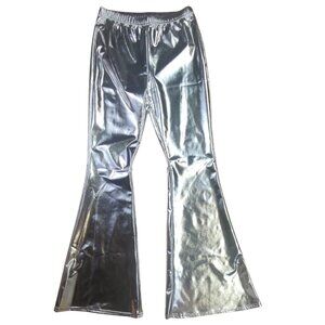 Metallic Silver Flares
